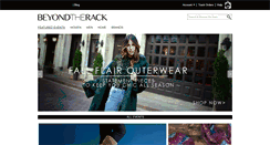 Desktop Screenshot of beyondtherack.com